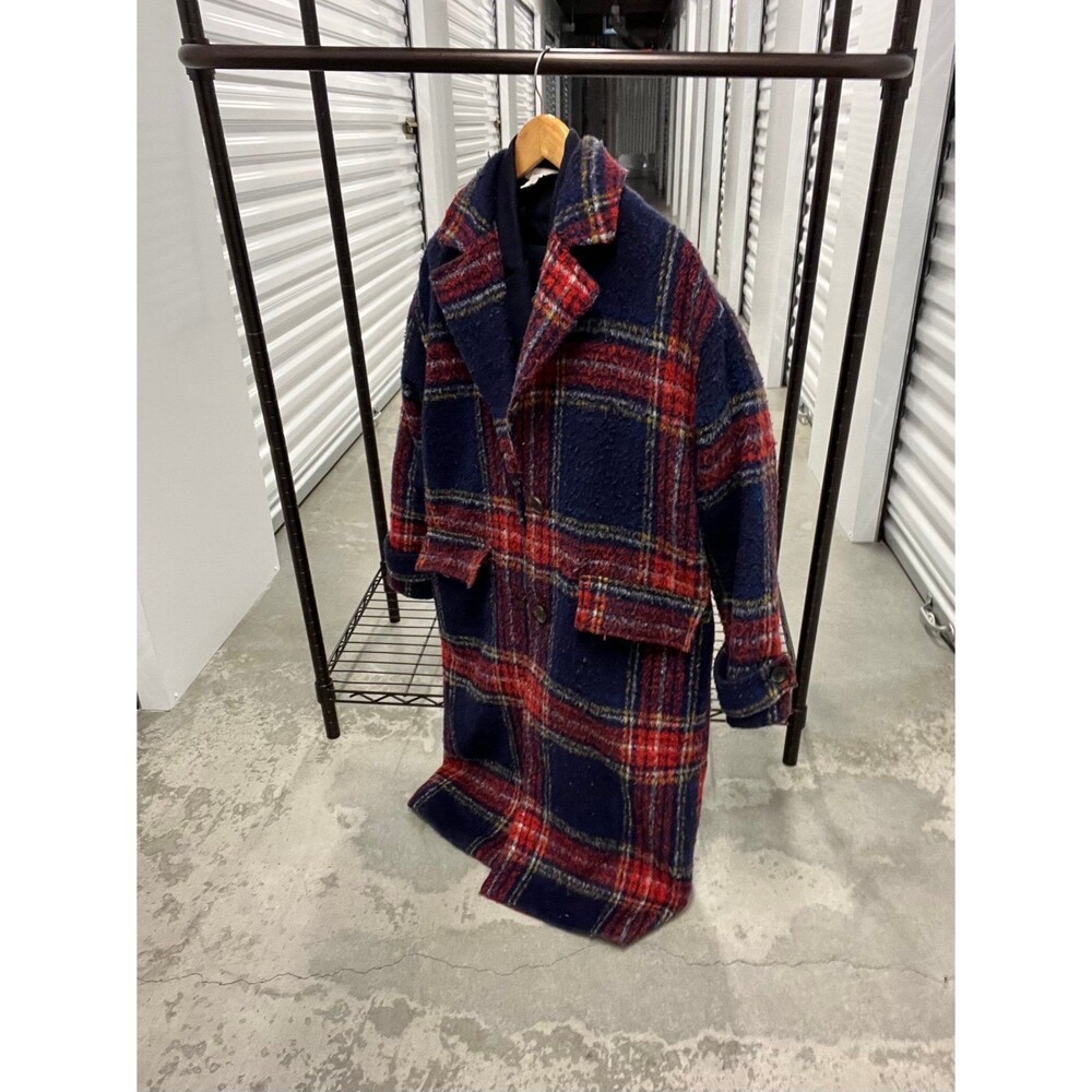 Plaid Old Navy Trench Coat